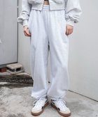 【ウィゴー/WEGO】の【ウエストゴム/SMサイズ展開】スウェットワイドパンツ アッシュグレー|ID: prp329100004653382 ipo3291000000033633405