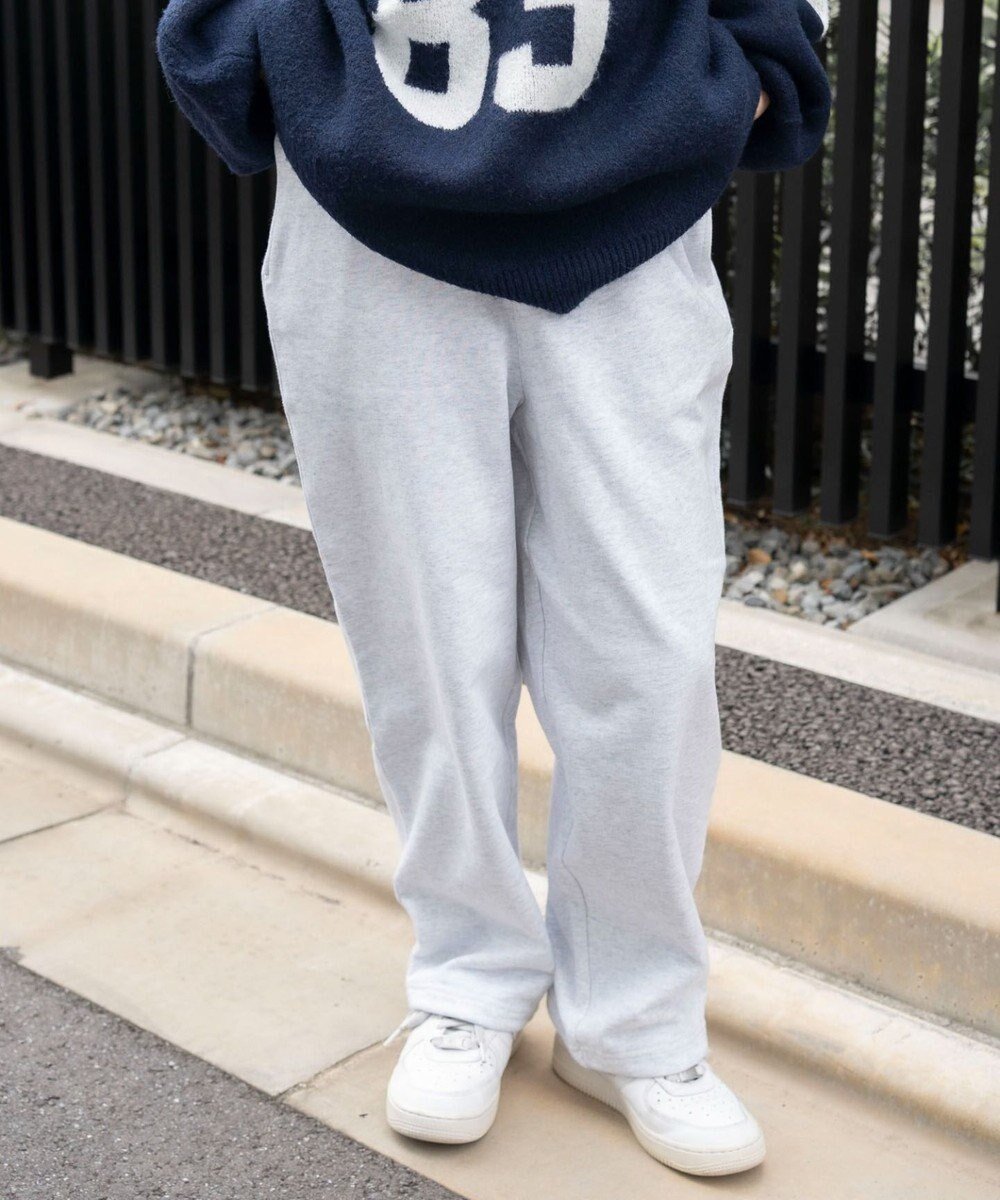 【ウィゴー/WEGO】の【ウエストゴム】スウェットワイドパンツ インテリア・キッズ・メンズ・レディースファッション・服の通販 founy(ファニー) 　ファッション　Fashion　レディースファッション　Fashion for Women　パンツ　Pants & Trousers　秋　Autumn　ショート　Short, Short Length　シンプル　Simple, Minimal　スウェット / スエット　Sweatshirt, Sweatwear　スマホ　Smartphone, Mobile Device　セットアップ　Set-Up, Coordinated Outfit　タンク　Tank Top, Sleeveless Top　トレンド　Trend, Trending Now　バランス　Balance, Style Balance　パーカー　Hoodie, Parka　ブラウジング　Blouson Silhouette, Cinched Waist　ルーズ　Loose, Oversized　ワイド　Wide, Wide Fit　冬　Winter / This Winter　A/W・秋冬　Autumn/Winter　2025年　2025　2025-2026秋冬・A/W　Autumn/Winter 2025–26 AW25–26　アッシュグレー|ID: prp329100004653382 ipo3291000000034467601