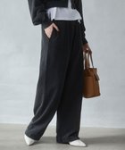 【ウィゴー/WEGO】の【ウエストゴム/XSSMサイズ展開】スウェットワイドパンツ スミクロ|ID: prp329100004653382 ipo3291000000035700587