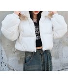【ウィゴー/WEGO】の【25年秋冬新作/SMサイズ展開】2WAYファーフードショートパファーブルゾン ホワイト|ID: prp329100004653397 ipo3291000000033633499