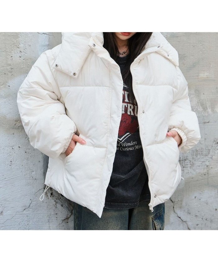 【ウィゴー/WEGO】の【25年秋冬新作/SMサイズ展開】2WAYフードパファーブルゾン インテリア・キッズ・メンズ・レディースファッション・服の通販 founy(ファニー) https://founy.com/ ファッション Fashion レディースファッション Fashion for Women アウター Coat / Outerwear Collection コート・ロングコート・ピーコート Long Coats, Peacoats & More レディースジャケット・軽アウター Jackets ブルゾンジャケット・スポーティアウター Blouson Jackets 春 Spring 秋 Autumn 切替 Switching, Contrast Panel ショート Short, Short Length ジャケット Jacket, Outerwear スマホ Smartphone, Mobile Device ダウン Down, Puffer デニム Denim, Jeans Material トレンド Trend, Trending Now ドローコード Drawcord, Drawstring Cord 定番 Standard, Basic Item 冬 Winter / This Winter A/W・秋冬 Autumn/Winter 新作・新入荷 New Arrivals / New In 夏 Summer |ID: prp329100004653398 ipo3291000000033633512
