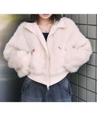 【ウィゴー/WEGO】の【25年秋冬新作】フェイクファーショートブルゾン ホワイトアイボリー|ID: prp329100004653401 ipo3291000000033633529