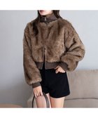 【ウィゴー/WEGO】の【25年秋冬新作】フェイクファーショートブルゾン ブラウンその他|ID: prp329100004653401 ipo3291000000034621889