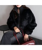 【ウィゴー/WEGO】の【25年秋冬新作】フェイクファーショートブルゾン ブラック|ID: prp329100004653401 ipo3291000000034621898