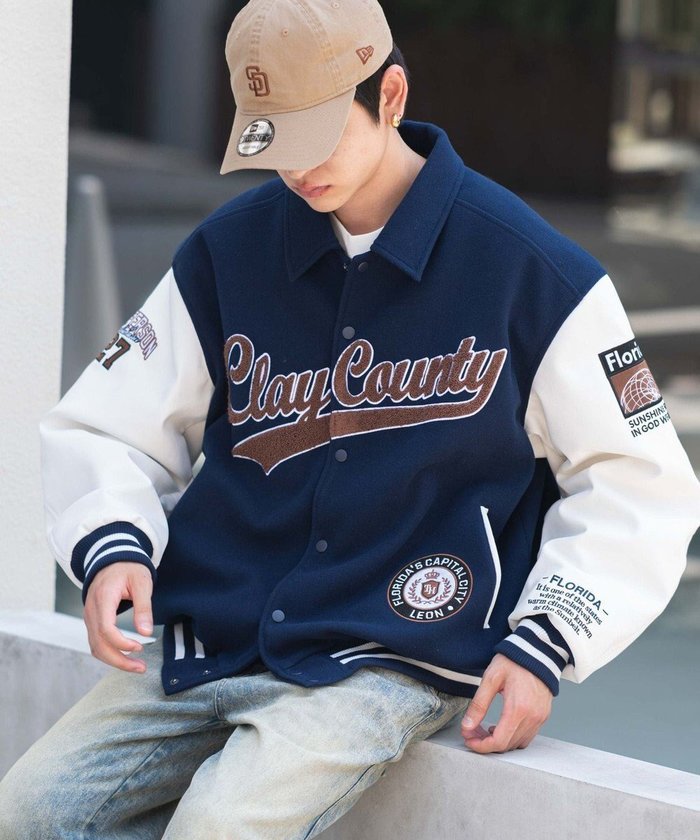 【ウィゴー/WEGO】の【25年秋冬新作/ユニセックス着用ITEM/SMLサイズ展開】メルトンワッペンスタジャン インテリア・キッズ・メンズ・レディースファッション・服の通販 founy(ファニー) https://founy.com/ ファッション Fashion レディースファッション Fashion for Women アウター Coat / Outerwear Collection レディースジャケット・軽アウター Jackets シンプル Simple, Minimal ジャケット Jacket, Outerwear スマホ Smartphone, Mobile Device スマート Smart, Elegant ポケット Pocket, Pocket Detail ワイド Wide, Wide Fit A/W・秋冬 Autumn/Winter 新作・新入荷 New Arrivals / New In おすすめ Recommended / Our Picks |ID: prp329100004653406 ipo3291000000033633602