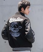 【ウィゴー/WEGO】の【25年秋冬新作/ユニセックス着用ITEM/SMLサイズ展開】メルトンワッペンスタジャン ブラックその他|ID: prp329100004653406 ipo3291000000033633611