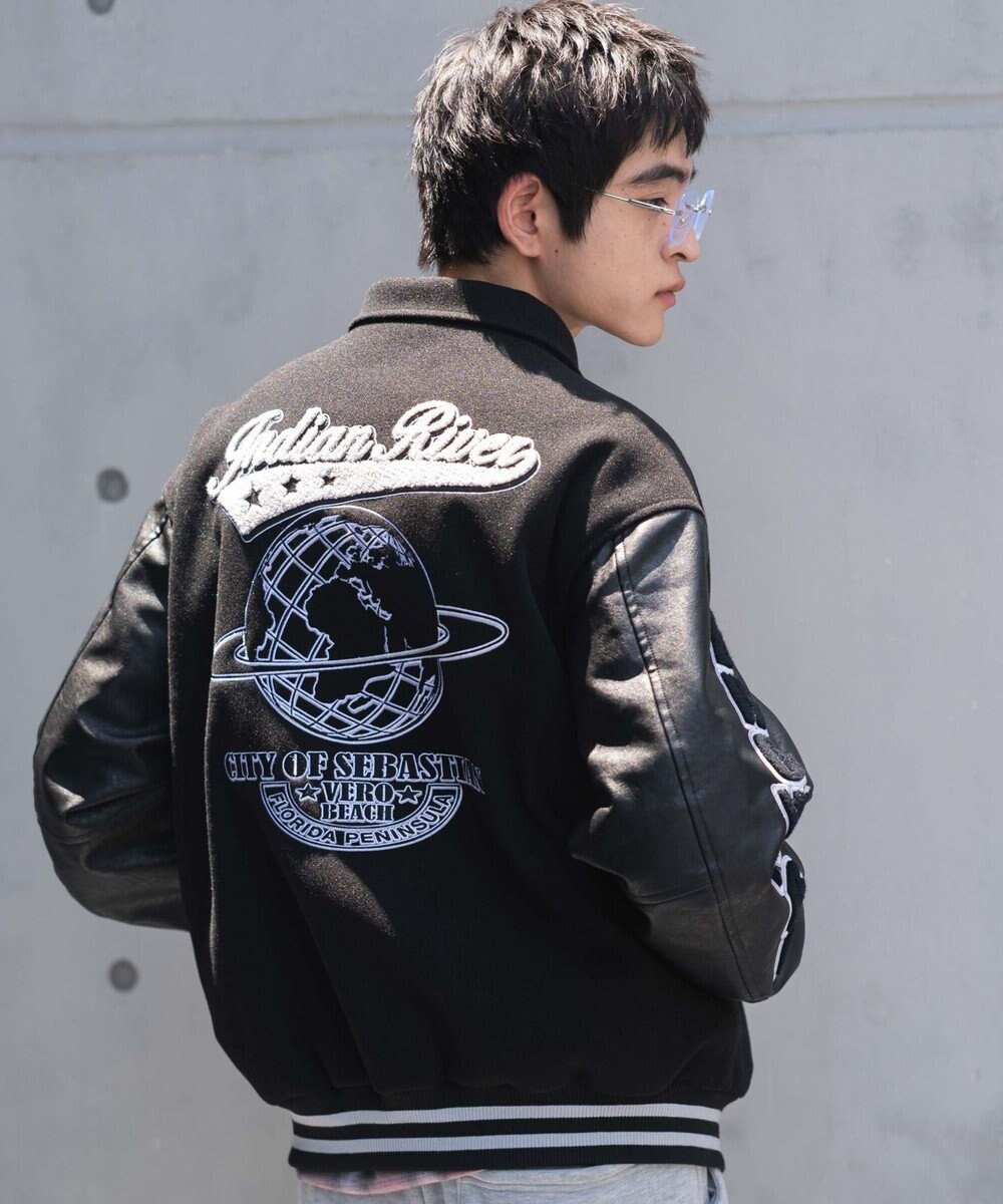 【ウィゴー/WEGO】の【25年秋冬新作/ユニセックス着用ITEM/SMLサイズ展開】メルトンワッペンスタジャン インテリア・キッズ・メンズ・レディースファッション・服の通販 founy(ファニー) 　ファッション　Fashion　レディースファッション　Fashion for Women　アウター　Coat / Outerwear Collection　レディースジャケット・軽アウター　Jackets　シンプル　Simple, Minimal　ジャケット　Jacket, Outerwear　スマホ　Smartphone, Mobile Device　スマート　Smart, Elegant　ポケット　Pocket, Pocket Detail　ワイド　Wide, Wide Fit　A/W・秋冬　Autumn/Winter　新作・新入荷　New Arrivals / New In　おすすめ　Recommended / Our Picks　ブラックその他|ID: prp329100004653406 ipo3291000000033633611