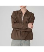 【ウィゴー/WEGO】の【ユニセックス着用ITEM/MLサイズ展開】カラーステッチシャツジャケット ブラウン|ID: prp329100004653427 ipo3291000000033633791