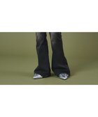 【ウィゴー/WEGO】のブラストスタッズフレアデニム ブラック|ID: prp329100004653442 ipo3291000000033633894