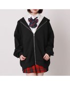 【ウィゴー/WEGO】の【SCHOOLITEM】ルーズフィットZIPパーカー ブラック|ID: prp329100004653447 ipo3291000000033633929