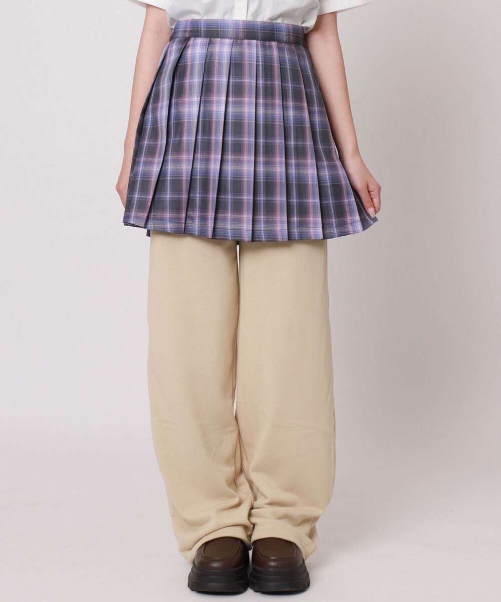 【ウィゴー/WEGO】の【SCHOOLITEM/ウエストゴム】イージーストレートスウェットパンツ インテリア・キッズ・メンズ・レディースファッション・服の通販 founy(ファニー) 　ファッション　Fashion　レディースファッション　Fashion for Women　パンツ　Pants & Trousers　新作・新入荷　New Arrivals / New In　2025年　2025　2025-2026秋冬・A/W　Autumn/Winter 2025–26 AW25–26　スマホ　Smartphone, Mobile Device　セットアップ　Set-Up, Coordinated Outfit　パーカー　Hoodie, Parka　無地　Plain, Solid Color　A/W・秋冬　Autumn/Winter　ベージュ|ID: prp329100004653448 ipo3291000000033633934
