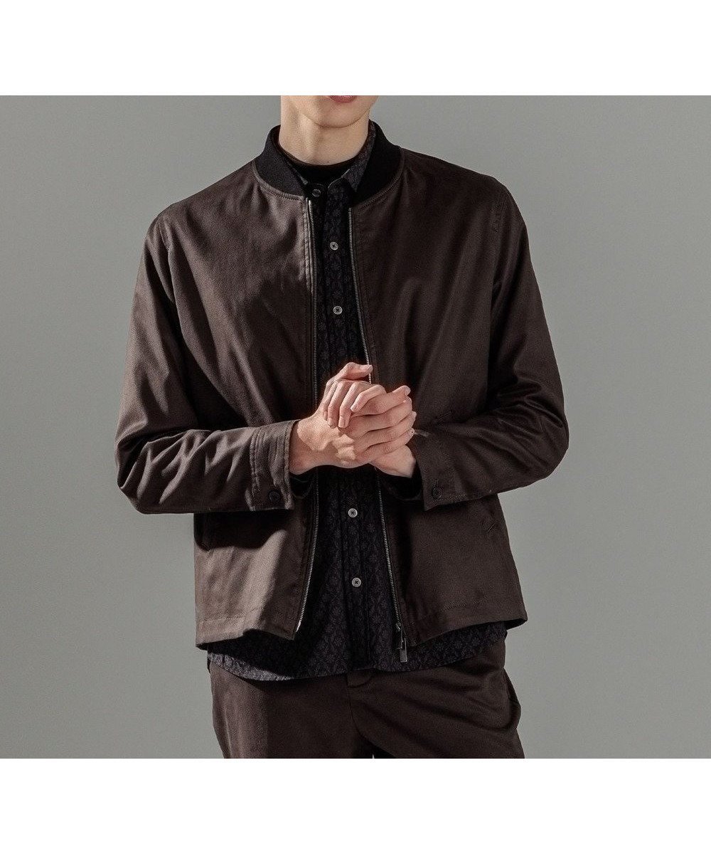 【ジョゼフ オム/JOSEPH HOMME / MEN】のコマスエード MA-1 インテリア・キッズ・メンズ・レディースファッション・服の通販 founy(ファニー) 　ファッション　Fashion　メンズファッション　Fashion for Men　アウター　Men's Coats Outerwear　ブルゾンジャケット / カジュアルアウター　Bomber Jackets & Blousons　おすすめ　Recommended / Our Picks　シンプル　Simple, Minimal　ジャケット　Jacket, Outerwear　ストレッチ　Stretch, Stretchy Fabric　セットアップ　Set-Up, Coordinated Outfit　フロント　Front, Front Design　ブルゾン　Blouson, Bomber Jacket　A/W・秋冬　Autumn/Winter　グレー系|ID: prp329100004653981 ipo3291000000033640173