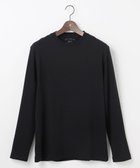 【ジョセフ アブード/JOSEPH ABBOUD / MEN】の【オリジナルオーガニックコットン使用/サスティナブル/伸縮/保形性】JOE COTTON ワッフル クルーネックTシャツ ブラック系|ID: prp329100004653988 ipo3291000000034177310