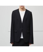 【ベイジ,/BEIGE,】の【洗える】ALAINA / Vネックカラージャケット Black|ID: prp329100004653995 ipo3291000000033640785