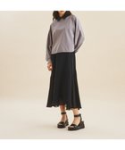 【グレース コンチネンタル/GRACE CONTINENTAL】のシャツカラー裏毛トップ グレー|ID: prp329100004654072 ipo3291000000033643106
