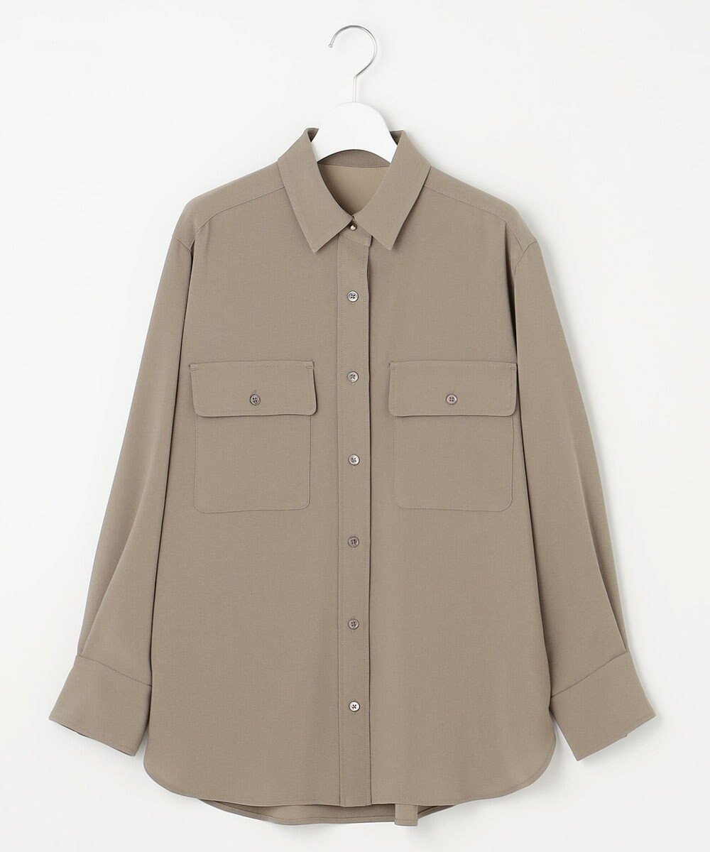 【自由区/JIYU-KU】の【洗える】ハイツイストシャツ ブラウス 人気、トレンドファッション・服の通販 founy(ファニー) 　ファッション　Fashion　レディースファッション　Fashion for Women　トップス・カットソー　Cut & Sew Tops　シャツ・ブラウス・オフィスカジュアル　Elegant Blouses & Button-Ups　おすすめ　Recommended / Our Picks　インナー　Innerwear　カットソー　Cut and Sewn Top　カフス　Cuff Design　コンパクト　Compact, Small Size　タートルネック　Turtleneck, High Neck　ドロップ　Drop Shoulder, Dropped Style　バランス　Balance, Style Balance　ポケット　Pocket, Pocket Detail　洗える　Machine Washable　A/W・秋冬　Autumn/Winter　 other-1|ID: prp329100004654081 ipo3291000000033643297