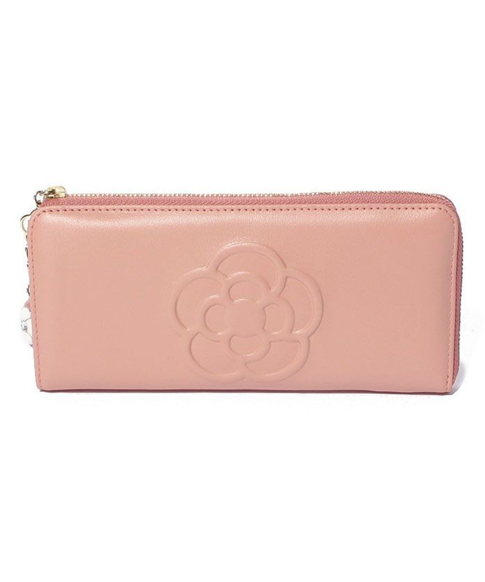 【クレイサス/CLATHAS】のワッフル Lファスナー長財布 インテリア・キッズ・メンズ・レディースファッション・服の通販 founy(ファニー) ファッション Fashion レディースファッション Fashion for Women ミニ財布・二つ折り財布 Wallets & Card Cases スリム Slim, Slim Fit チャーム Charm, Pendant ポケット Pocket, Pocket Detail ワッフル Waffle, Waffle Knit 財布 Wallet, Purse ピンク|ID: prp329100004654101 ipo3291000000033643666