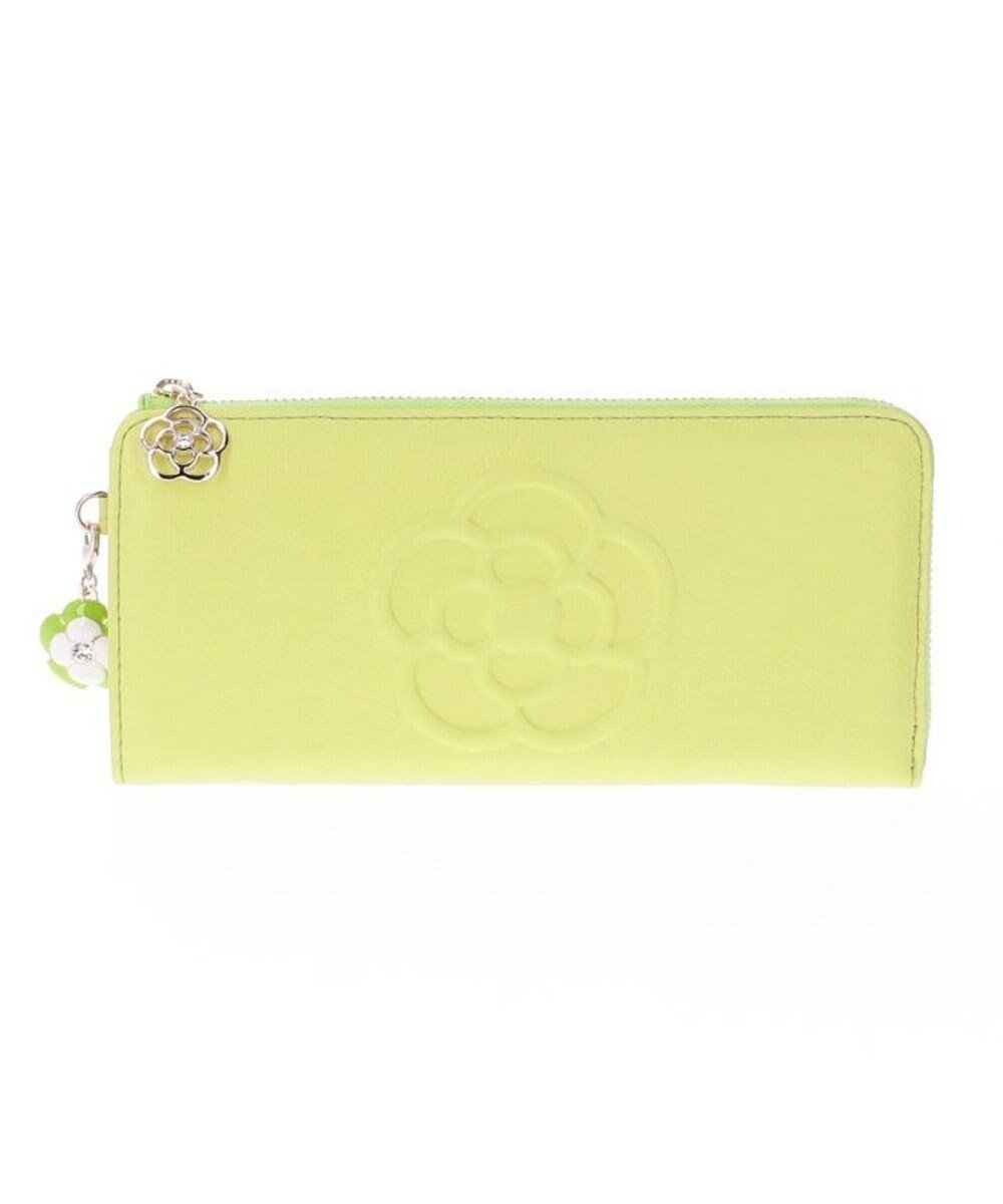 【クレイサス/CLATHAS】のワッフル Lファスナー長財布 インテリア・キッズ・メンズ・レディースファッション・服の通販 founy(ファニー) ファッション Fashion レディースファッション Fashion for Women ミニ財布・二つ折り財布 Wallets & Card Cases スリム Slim, Slim Fit チャーム Charm, Pendant ポケット Pocket, Pocket Detail ワッフル Waffle, Waffle Knit 財布 Wallet, Purse ライム|ID: prp329100004654101 ipo3291000000033643669