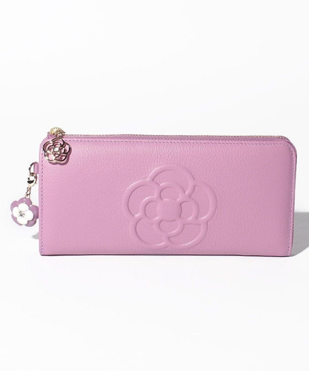 【クレイサス/CLATHAS】のワッフル Lファスナー長財布 インテリア・キッズ・メンズ・レディースファッション・服の通販 founy(ファニー) ファッション Fashion レディースファッション Fashion for Women ミニ財布・二つ折り財布 Wallets & Card Cases スリム Slim, Slim Fit チャーム Charm, Pendant ポケット Pocket, Pocket Detail ワッフル Waffle, Waffle Knit 財布 Wallet, Purse ラベンダー|ID: prp329100004654101 ipo3291000000033643671