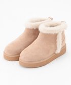 【エニィ スィス/any SiS】の【23.0~24.0cm】ボリュームソールフェイクムートン ブーツ ライトベージュ|ID: prp329100004654177 ipo3291000000034296944