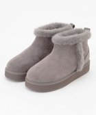 【エニィ スィス/any SiS】の【23.0~24.0cm】ボリュームソールフェイクムートン ブーツ ライトグレー|ID: prp329100004654177 ipo3291000000034296946