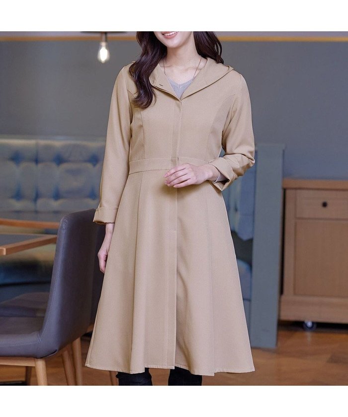 【ティアクラッセ/Tiaclasse】の【新色追加・洗える】フーデッドフレアコート インテリア・キッズ・メンズ・レディースファッション・服の通販 founy(ファニー) https://founy.com/ ファッション Fashion レディースファッション Fashion for Women アウター Coat / Outerwear Collection コート・ロングコート・ピーコート Long Coats, Peacoats & More レディースジャケット・軽アウター Jackets アクセサリー Fashion Accessories ウォッシャブル Machine Washable ジャケット Jacket, Outerwear チュニック Tunic, Long Top フレア Flare, Flared ポケット Pocket, Pocket Detail 再入荷 Restock / Back in Stock 夏 Summer 新作・新入荷 New Arrivals / New In 春 Spring S/S・春夏 SS, Spring/Summer, Warm Season 洗える Machine Washable 無地 Plain, Solid Color 秋 Autumn A/W・秋冬 Autumn/Winter 長袖 Long Sleeve, Full Sleeve |ID: prp329100004654183 ipo3291000000034311406