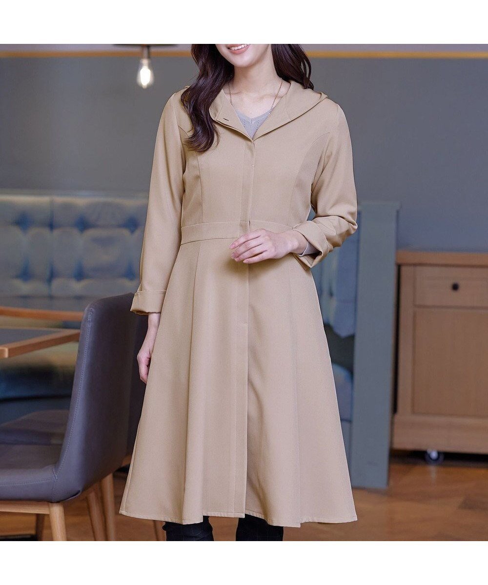 【ティアクラッセ/Tiaclasse】の【新色追加・洗える】フーデッドフレアコート 人気、トレンドファッション・服の通販 founy(ファニー)  ファッション Fashion レディースファッション Fashion for Women アウター Coat / Outerwear Collection コート・ロングコート・ピーコート Long Coats, Peacoats & More レディースジャケット・軽アウター Jackets アクセサリー Fashion Accessories ウォッシャブル Machine Washable ジャケット Jacket, Outerwear チュニック Tunic, Long Top フレア Flare, Flared ポケット Pocket, Pocket Detail 再入荷 Restock / Back in Stock 夏 Summer 新作・新入荷 New Arrivals / New In 春 Spring S/S・春夏 SS, Spring/Summer, Warm Season 洗える Machine Washable 無地 Plain, Solid Color 秋 Autumn A/W・秋冬 Autumn/Winter 長袖 Long Sleeve, Full Sleeve  other-1|ID: prp329100004654183 ipo3291000000034311406