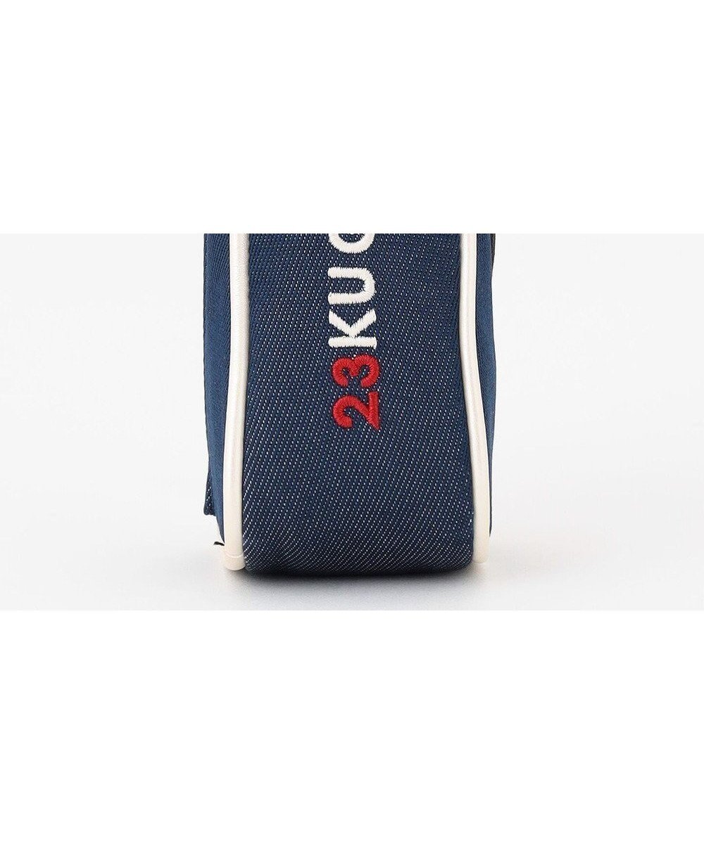 【23区 ゴルフ/NIJYUSANKU GOLF】の磁石で開閉【UNISEX】合皮×デニム調ボールポーチ インテリア・キッズ・メンズ・レディースファッション・服の通販 founy(ファニー) 　ファッション　Fashion　レディースファッション　Fashion for Women　ポーチ&ミニバッグ　Pouches & Mini Bags　スポーツウェア　Functional & Stylish Sportswear　スポーツバッグ・ジム用ポーチ・バックパック　Gym Bag / Sports Backpack / Pouch for Training　フィットネス用品・トレーニングアクセサリー　Fitness Accessories / Sports Gear / Exercise Equipment　ユニセックス　Unisex, Genderless　おすすめ　Recommended / Our Picks　ギフト プレゼント　Gift / Present　ゴルフ　Golf　スポーツ　Sports, Activewear　デニム　Denim, Jeans Material　ボストンバッグ　Boston Bag, Retro Bag　ポーチ　Pouch, Small Case　ネイビー系|ID: prp329100004654202 ipo3291000000033646582