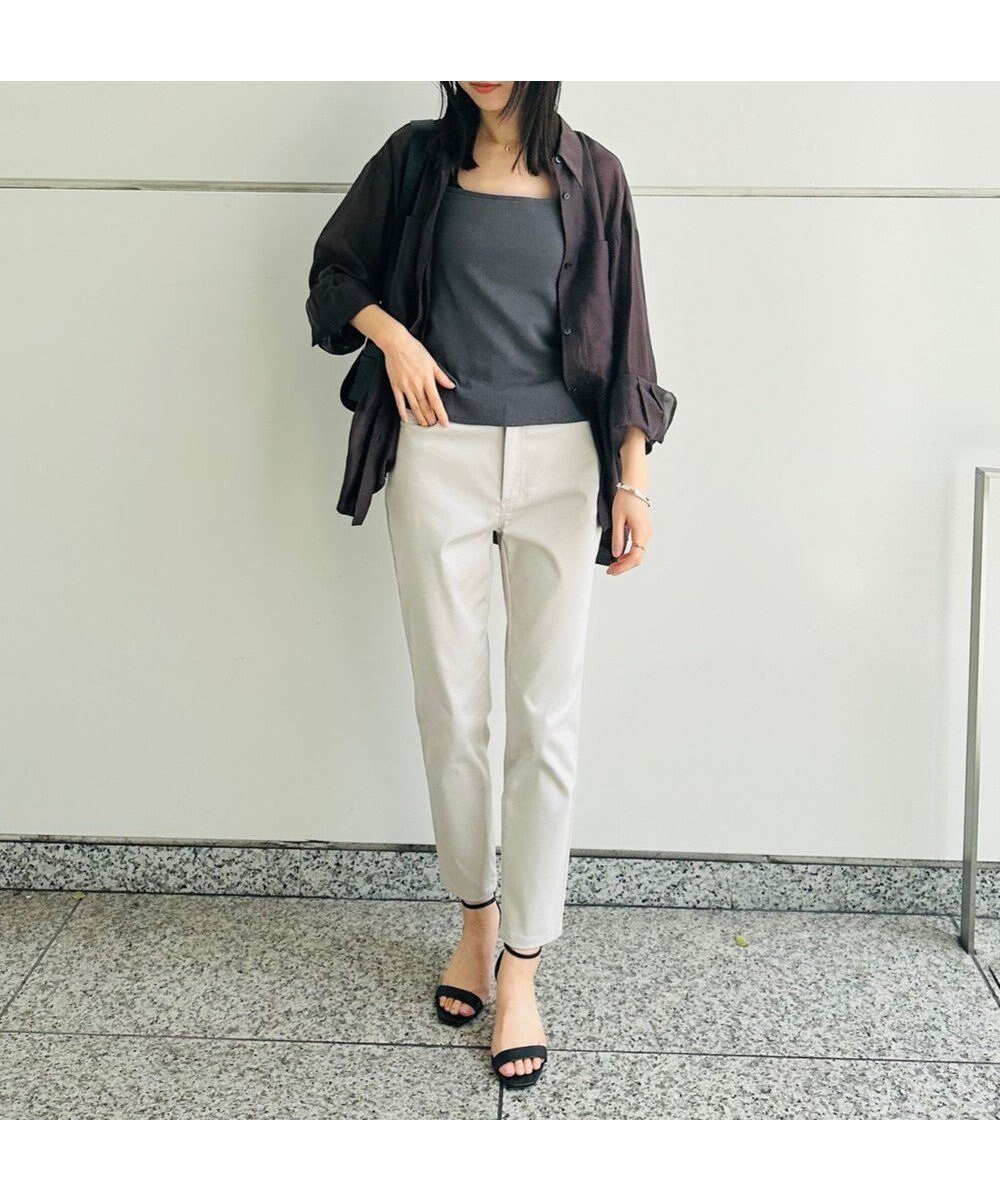 【アンフィーロ 自由区/UNFILO】の【撥水/ストレッチ】スリムフィットパンツ インテリア・キッズ・メンズ・レディースファッション・服の通販 founy(ファニー) 　ファッション　Fashion　レディースファッション　Fashion for Women　パンツ　Pants & Trousers　ウォッシャブル　Machine Washable　ストレッチ　Stretch, Stretchy Fabric　フィット　Fit, Slim Fit　ポケット　Pocket, Pocket Detail　夏　Summer　春　Spring　S/S・春夏　SS, Spring/Summer, Warm Season　洗える　Machine Washable　アイスグレー|ID: prp329100004654209 ipo3291000000034285106