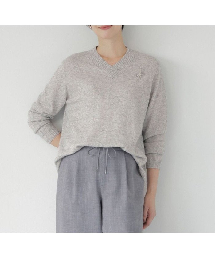 【ジェイ プレス/J.PRESS】の【洗える】CASHMERE BLEND Vネック プルオーバーニット インテリア・キッズ・メンズ・レディースファッション・服の通販 founy(ファニー) https://founy.com/ ファッション Fashion レディースファッション Fashion for Women トップス・カットソー Cut & Sew Tops ニット Knit Tops & Sweaters カジュアルプルオーバー・ニットトップス Pullovers & Knit Tops / Casual Pullovers Vネックトップス V-Neck Tops / V-Cut Neckline Shirts オレンジ Orange 洗える Machine Washable セーター Sweater, Knitwear フェミニン Feminine, Girly ミックス Mix, Mixed Style A/W・秋冬 Autumn/Winter エレガント 上品 Elegant |ID: prp329100004654290 ipo3291000000033649370
