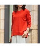 【ジェイ プレス/J.PRESS】の【洗える】CASHMERE BLEND Vネック プルオーバーニット オレンジ系|ID: prp329100004654290 ipo3291000000033649377