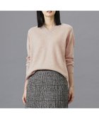 【ジェイ プレス/J.PRESS】の【洗える】CASHMERE BLEND Vネック プルオーバーニット トップベージュ系|ID: prp329100004654290 ipo3291000000033649380
