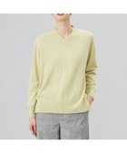 【ジェイ プレス/J.PRESS】の【洗える】CASHMERE BLEND Vネック プルオーバーニット ピスタチオ系|ID: prp329100004654290 ipo3291000000033649381
