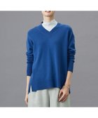 【ジェイ プレス/J.PRESS】の【洗える】CASHMERE BLEND Vネック プルオーバーニット ブルー系|ID: prp329100004654290 ipo3291000000033649383