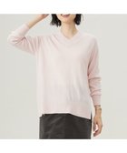 【ジェイ プレス/J.PRESS】の【洗える】CASHMERE BLEND Vネック プルオーバーニット ピンク系|ID: prp329100004654290 ipo3291000000033649385