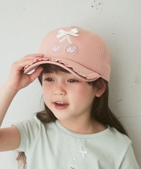 【エニファム/any FAM / KIDS】のシャラシャラモチーフフリルキャップ 人気、トレンドファッション・服の通販 founy(ファニー) ファッション Fashion キッズファッション Fashion for Kids キャップ Cap, Baseball Cap スマホ Smartphone, Mobile Device チェリー Cherry, Cherry Pattern 人気 Popular, Best Seller フリル Frill, Ruffle 帽子 Hat, Headwear モチーフ Motif, Design Theme 無地 Plain, Solid Color リボン Ribbon, Bow ワンポイント One Point, Statement Accent 再入荷 Restock / Back in Stock 夏 Summer |ID:prp329100004654444