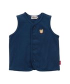 【ミキハウスホットビスケッツ/MIKI HOUSE HOT BISCUITS / KIDS】の【70-110cm】 接結天竺素材 ベスト 紺|ID: prp329100004654445 ipo3291000000033652467