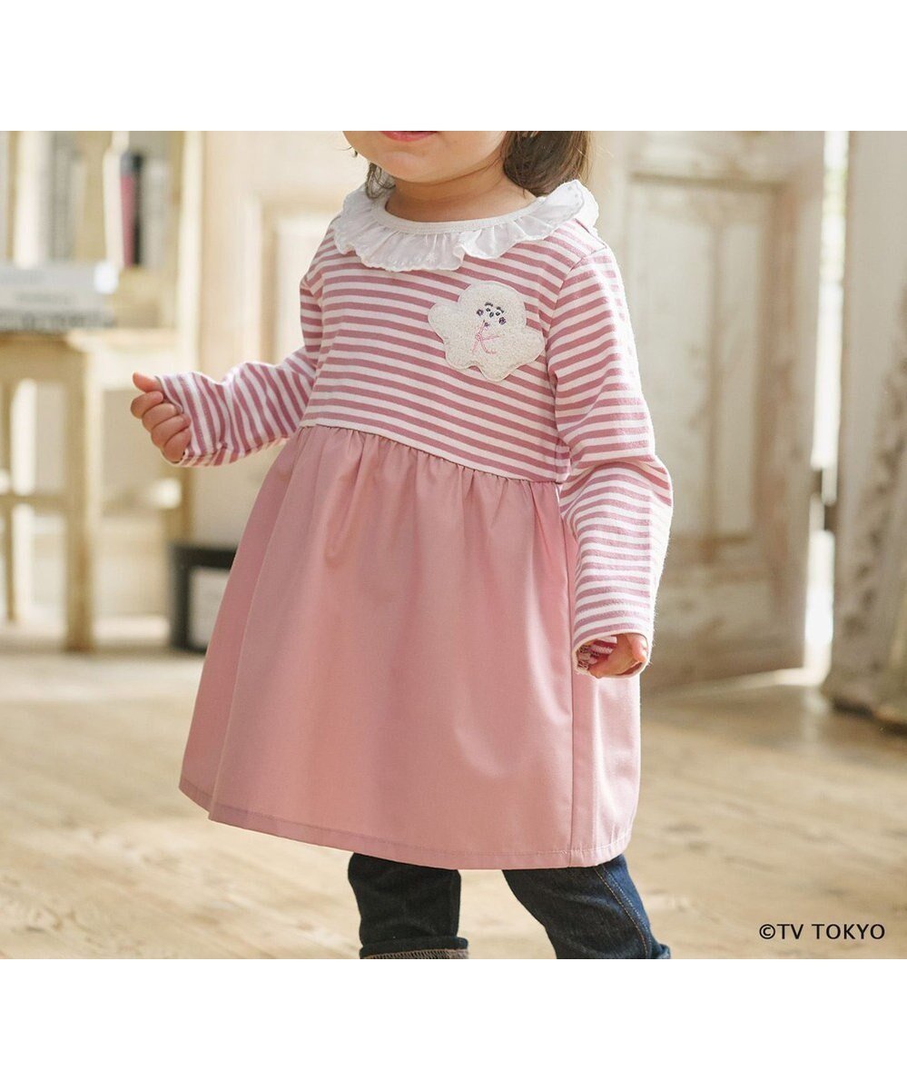【組曲 / KIDS/KUMIKYOKU】の【80-100㎝】シナぷしゅレースカラー チュニック 人気、トレンドファッション・服の通販 founy(ファニー) 　ファッション　Fashion　キッズファッション　Fashion for Kids　トップス・カットソー　Cut & Sew Tops　カットソー　Cut and Sewn Top　キャラクター　Character, Licensed Characters　チュニック　Tunic, Long Top　ドッキング　Docking, Mixed Material　レース　Lace, Lace Fabric　A/W・秋冬　Autumn/Winter　 other-1|ID: prp329100004654466 ipo3291000000033652754