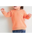 【ミキハウスホットビスケッツ/MIKI HOUSE HOT BISCUITS / KIDS】の【70-120cm】【Everyday Series】ワンポイント くすみカラー裏毛パイルトレーナー オレンジ|ID: prp329100004654473 ipo3291000000033652797