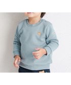 【ミキハウスホットビスケッツ/MIKI HOUSE HOT BISCUITS / KIDS】の【70-120cm】【Everyday Series】ワンポイント くすみカラー裏毛パイルトレーナー ストームブルー|ID: prp329100004654473 ipo3291000000033652801