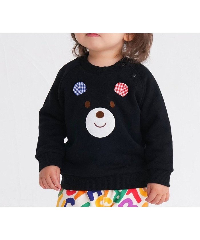 【ミキハウスホットビスケッツ/MIKI HOUSE HOT BISCUITS / KIDS】の【70-110cm】 顔ドン ラグラントレーナー インテリア・キッズ・メンズ・レディースファッション・服の通販 founy(ファニー) https://founy.com/ ファッション Fashion キッズファッション Fashion for Kids トップス・カットソー Cut & Sew Tops おすすめ Recommended / Our Picks スウェット / スエット Sweatshirt, Sweatwear トレーナー Sweatshirt, Trainer 人気 Popular, Best Seller 吸水 Absorbent, Quick-Dry 夏 Summer S/S・春夏 SS, Spring/Summer, Warm Season A/W・秋冬 Autumn/Winter 長袖 Long Sleeve, Full Sleeve |ID: prp329100004654474 ipo3291000000034242227