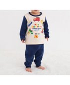 【ミキハウスホットビスケッツ/MIKI HOUSE HOT BISCUITS / KIDS】の【80-120cm】 働く車 ミニ裏毛 ルームウェア上下セット 紺|ID: prp329100004654499 ipo3291000000034198842