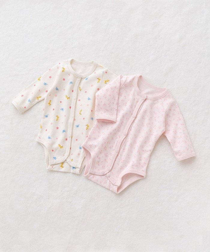 【ミキハウスホットビスケッツ/MIKI HOUSE HOT BISCUITS / KIDS】の【60-70cm】 長袖ボディシャツ2枚セット(前開き仕様) インテリア・キッズ・メンズ・レディースファッション・服の通販 founy(ファニー) https://founy.com/ ファッション Fashion キッズファッション Fashion for Kids おすすめ Recommended / Our Picks なめらか Smooth, Silky Texture インナー Innerwear コンビ Combo, Combination Style 卒業式 Graduation Ceremony A/W・秋冬 Autumn/Winter 長袖 Long Sleeve, Full Sleeve |ID: prp329100004654509 ipo3291000000034836296