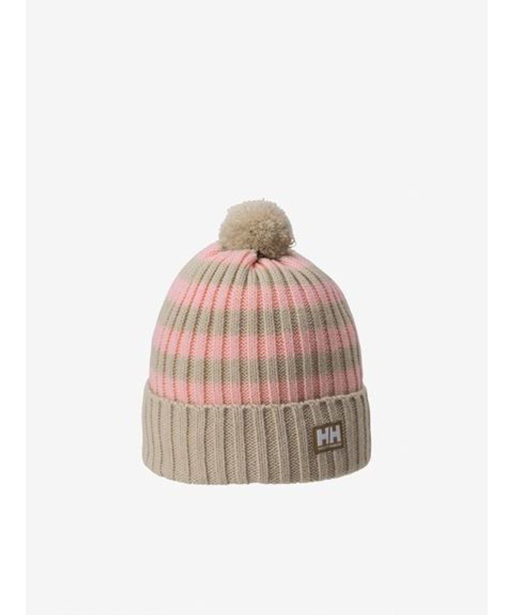 【ヘリーハンセン/HELLY HANSEN / KIDS】の【キッズ・保温】ボーダーポンポンビーニー インテリア・キッズ・メンズ・レディースファッション・服の通販 founy(ファニー) 　ファッション　Fashion　キッズファッション　Fashion for Kids　アクリル　Acrylic Material　キャップ　Cap, Baseball Cap　ボーダー　Border, Stripe　帽子　Hat, Headwear　ラグーンピンク|ID: prp329100004654544 ipo3291000000034556921