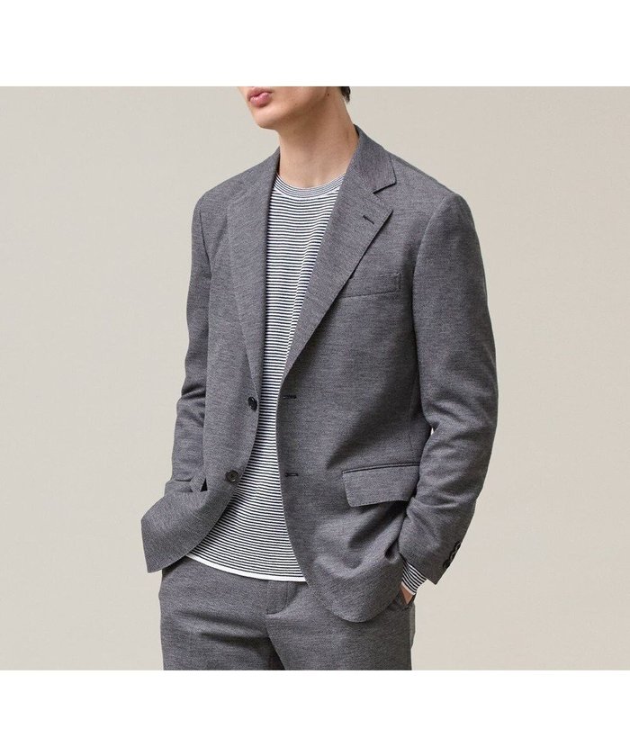 【ジェイ プレス/J.PRESS / MEN】の3シーズン着られる上質素材【ストレッチ / 吸水速乾 / 洗える / 消臭】AXIO 3ポジションジャージー ジャケット インテリア・キッズ・メンズ・レディースファッション・服の通販 founy(ファニー) https://founy.com/ ファッション Fashion メンズファッション Fashion for Men アウター Men's Coats Outerwear テーラードジャケット Tailored Jackets & Blazers エレガント 上品 Elegant 洗える Machine Washable 吸水 Absorbent, Quick-Dry ジャカード／ジャガード Jacquard, Woven Pattern ジャケット Jacket, Outerwear ストレッチ Stretch, Stretchy Fabric スポーティ Sporty, Casual Athletic セットアップ Set-Up, Coordinated Outfit ミックス Mix, Mixed Style リネン Linen, Linen Fabric A/W・秋冬 Autumn/Winter 日本製 Made In Japan ビジネス 仕事 通勤 Business / Work / Commuting |ID: prp329100004654548 ipo3291000000033653394