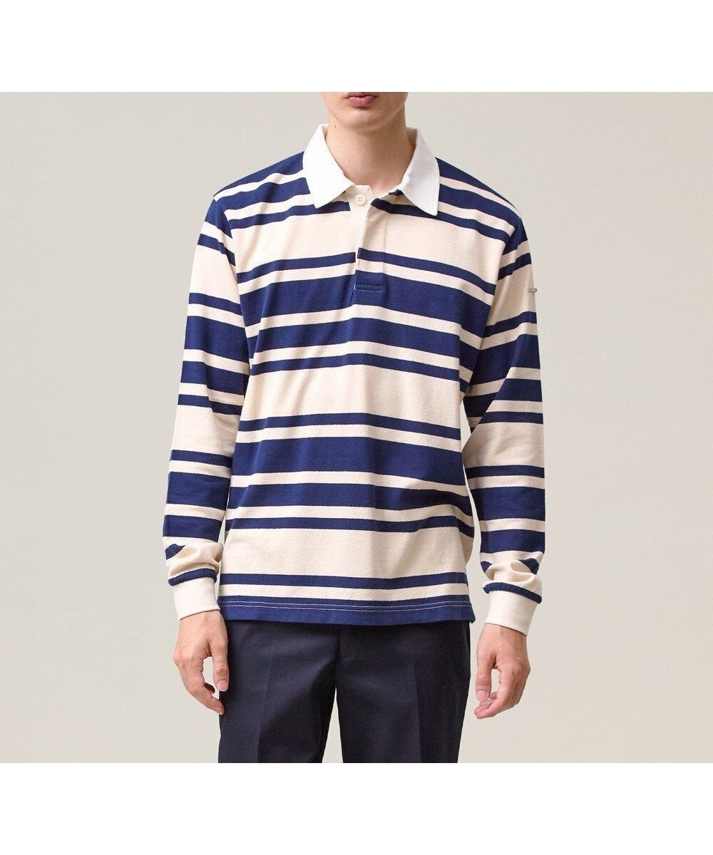 【ジェイ プレス/J.PRESS / MEN】のソフトタッチコットンマルチボーダー ラガーポロシャツ 人気、トレンドファッション・服の通販 founy(ファニー) 　ファッション　Fashion　メンズファッション　Fashion for Men　トップス・カットソー　Cut & Sew Tops　メンズシャツ　Shirts　ポロシャツ / きれいめカジュアルスタイル　Polo Shirts　カットソー　Cut and Sewn Top　クラシック　Classic, Timeless Style　バランス　Balance, Style Balance　フィット　Fit, Slim Fit　ボーダー　Border, Stripe　ポロシャツ　Polo Shirt, Collared Tee　モダン　Modern, Contemporary　リラックス　Relax, Relaxed Fit　レギュラー　Regular, Standard Fit　A/W・秋冬　Autumn/Winter　エレガント 上品　Elegant　 other-1|ID: prp329100004654549 ipo3291000000033653397
