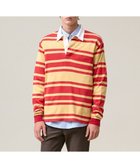 【ジェイ プレス/J.PRESS / MEN】のソフトタッチコットンマルチボーダー ラガーポロシャツ レッド系7|ID: prp329100004654549 ipo3291000000033653399