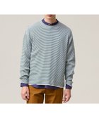 【ジェイ プレス/J.PRESS / MEN】の【Tシャツ感覚で着られる新感覚ニット】ボーダーニット ロングスリーブTシャツ グリーン系1|ID: prp329100004654551 ipo3291000000034355019