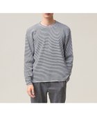 【ジェイ プレス/J.PRESS / MEN】の【Tシャツ感覚で着られる新感覚ニット】ボーダーニット ロングスリーブTシャツ ネイビー系1|ID: prp329100004654551 ipo3291000000034355020