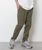 【ウィゴー/WEGO / MEN】の【接触冷感/吸水速乾/ストレッチ/ウエスト紐/らくらくのびる/MLサイズ展開】カルゼレギンスアンクルパンツ カーキ|ID: prp329100004654558 ipo3291000000033653463